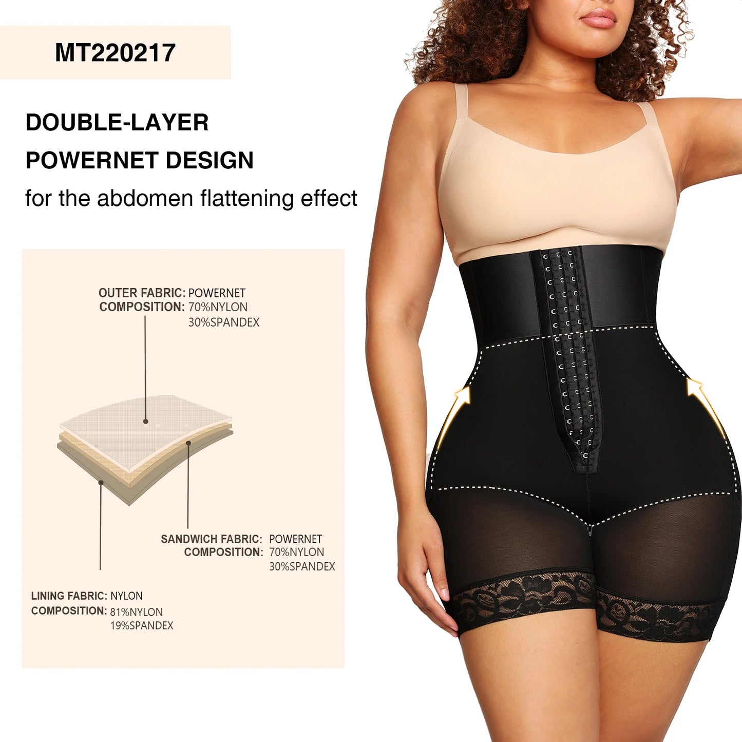 Women Waist Slimming Corset High Waist Body Shaper Panties BBL Shorts Fitness Waist Trainer Butt Lifter Slim Shapewear