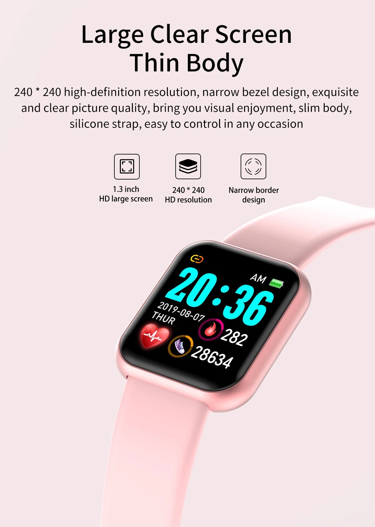 Multifunctional Smart Watch Men Women Bluetooth Connected Phone