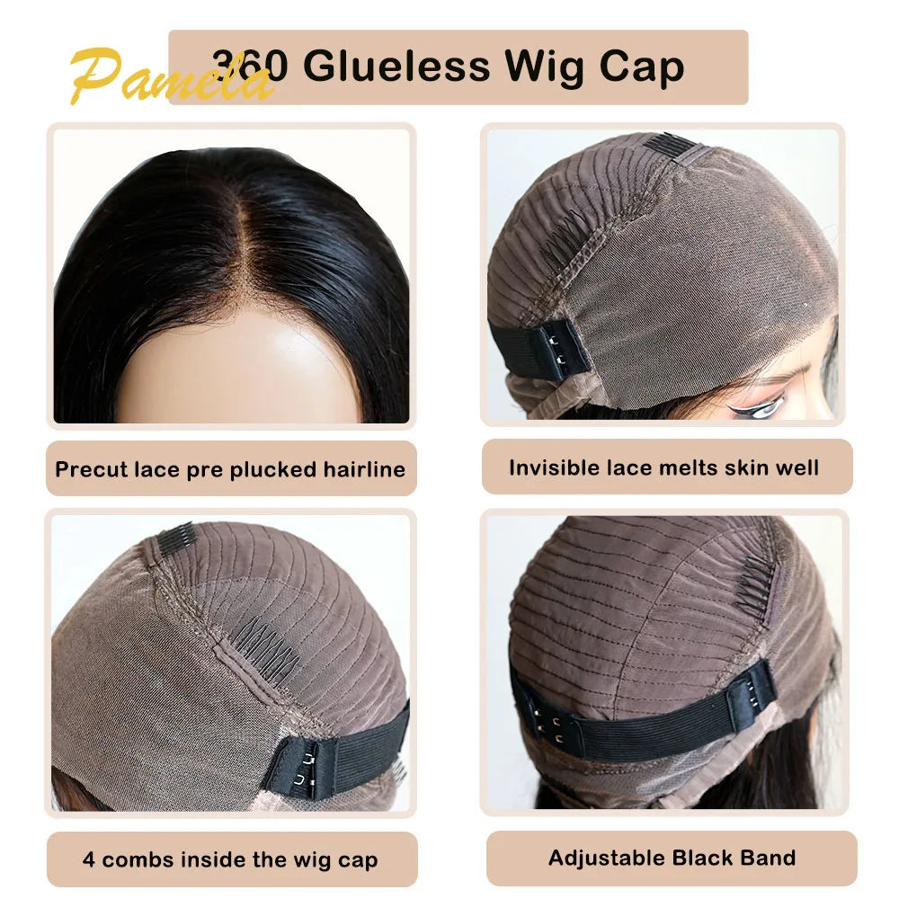 Super Double Drawn Glueless Wig Human Hair