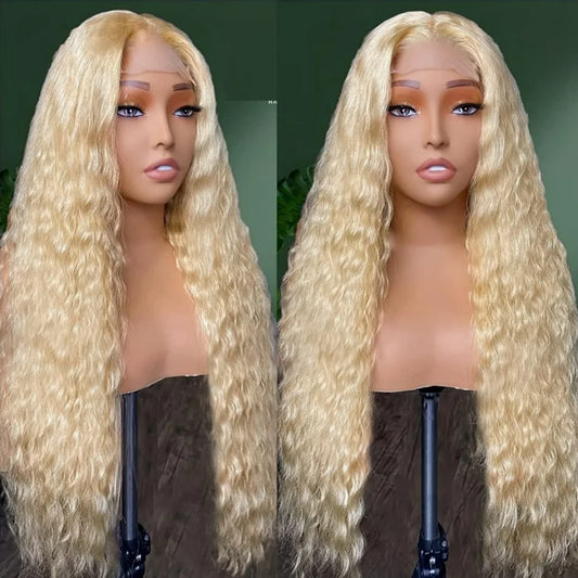 Honey Blonde Deep Lace Front Wigs