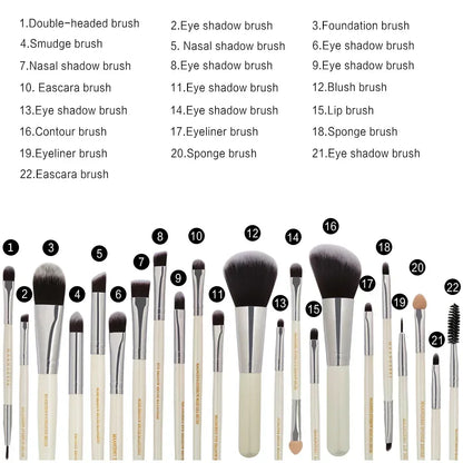 3/13/22pcs Professional Makeup Brushes Tools Set Make Up