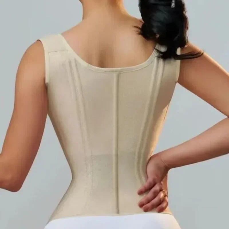 Fajas Colombianas Body Shaper Shapewear Women Vest Tops Double Compression Waist Trainer Corset