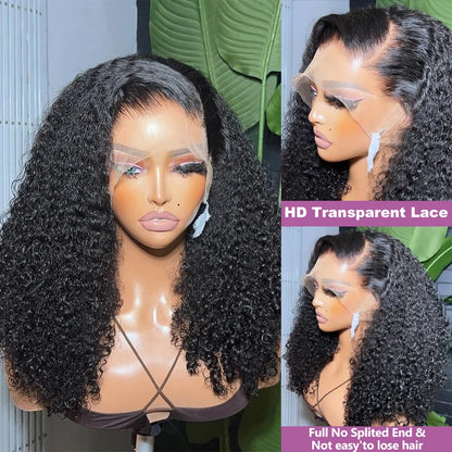 Links Short Bob Wigs Water Curly 13x4 13x6 HD Lace Front Human Hair For Women 250% Brazilian Deep Wave 5x5 Lace