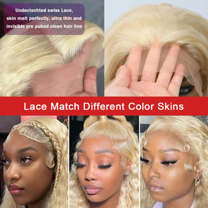 Honey Blonde Deep Lace Front Wigs