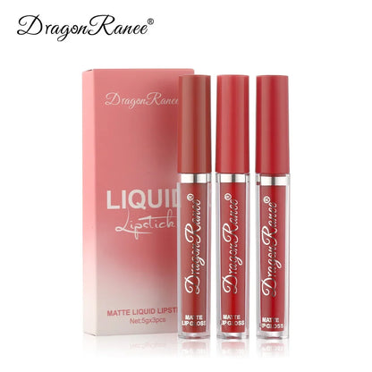 Korean Lipsticks Set Make Up Beauty Cosmetics Matte Lipsticks Waterproof