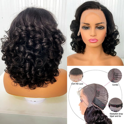 12A Raw Donor Human Hair Wigs 13x4 HD Lace Frontal 250% Density Unprocessed Vietnamese