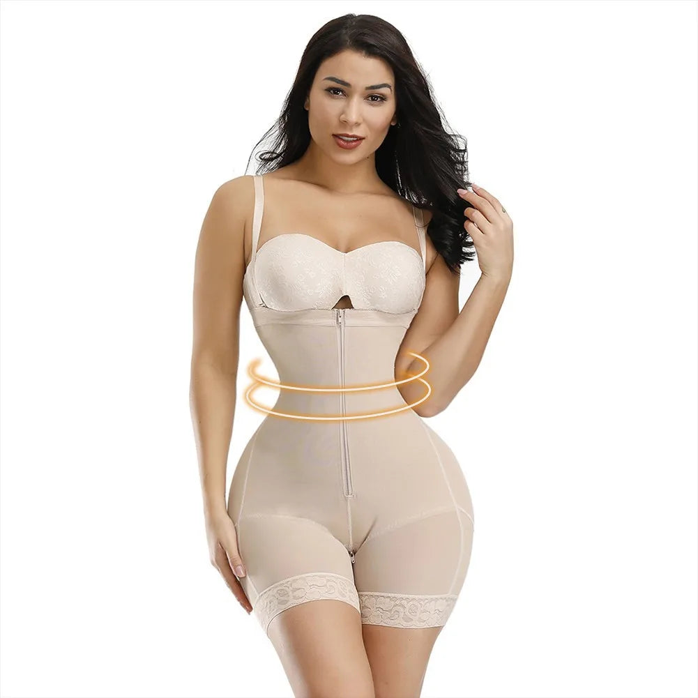 AfruliA Fajas Colombiana Girdle Full Body Shaper Lift Up Butt Lifter Bodysuits Tummy Control