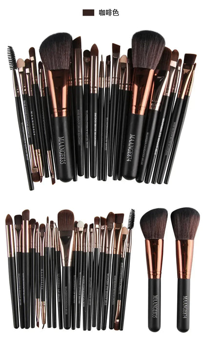 3/13/22pcs Professional Makeup Brushes Tools Set Make Up