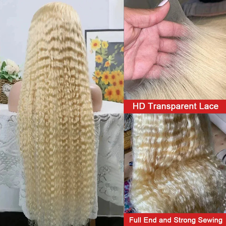 Honey Blonde Deep Lace Front Wigs