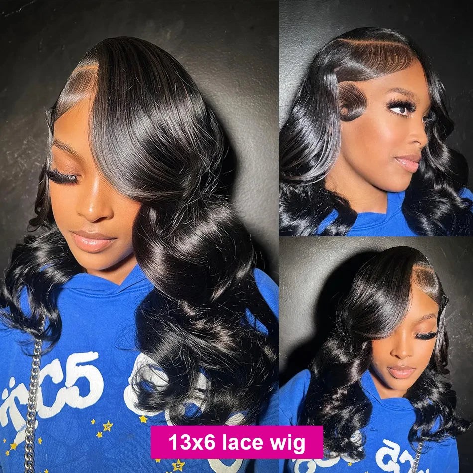 5x5 Glueless Wig Human Hair Water Wavy Transparent Lace Closure Wig 250% Body Wave 13x4 13x6 Short Bob Lace Front Wigs