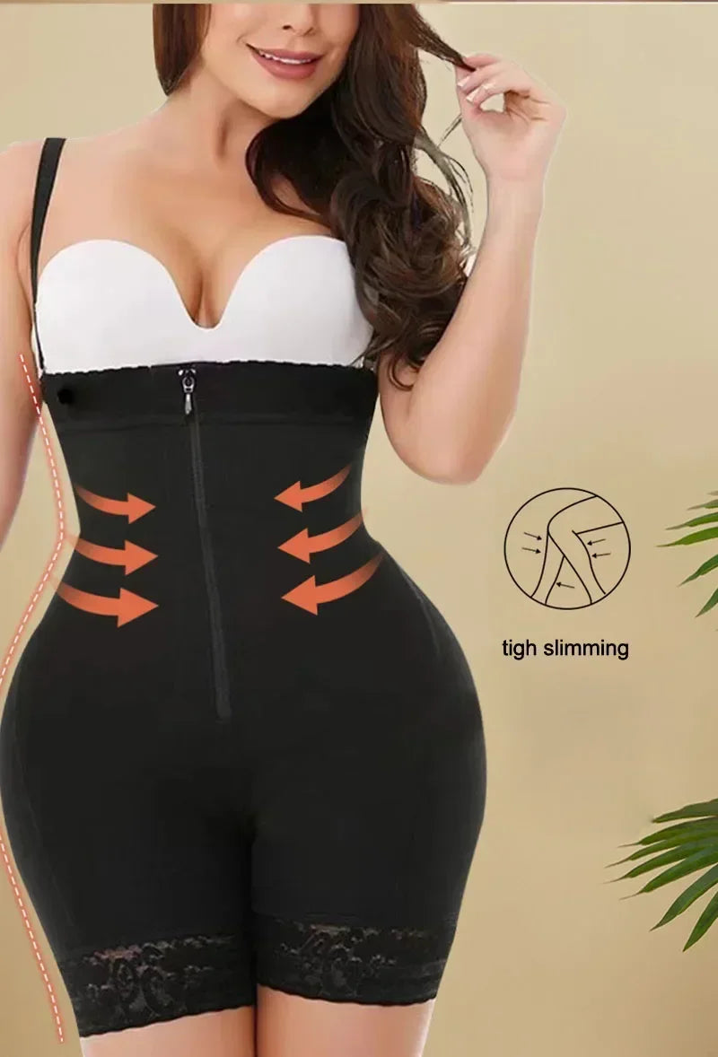 AfruliA Fajas Colombiana Girdle Full Body Shaper Lift Up Butt Lifter Bodysuits Tummy Control